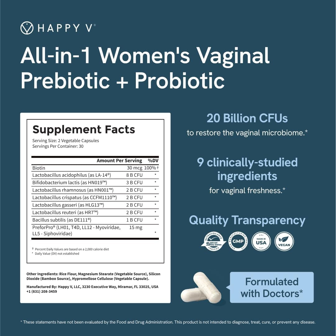 Dr. Formulated Vaginal Probiotics for Women