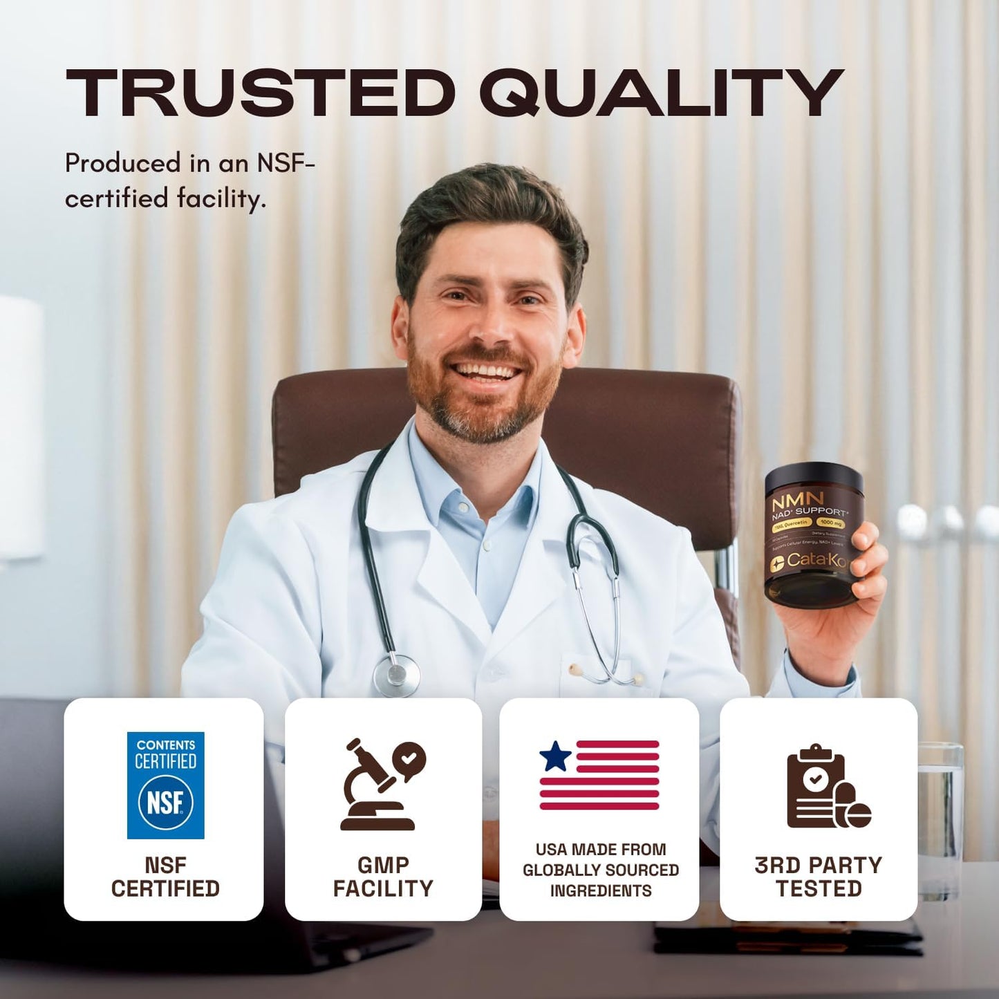 NMN Supplement – 4-In-1 NAD Supplement with Quercetin