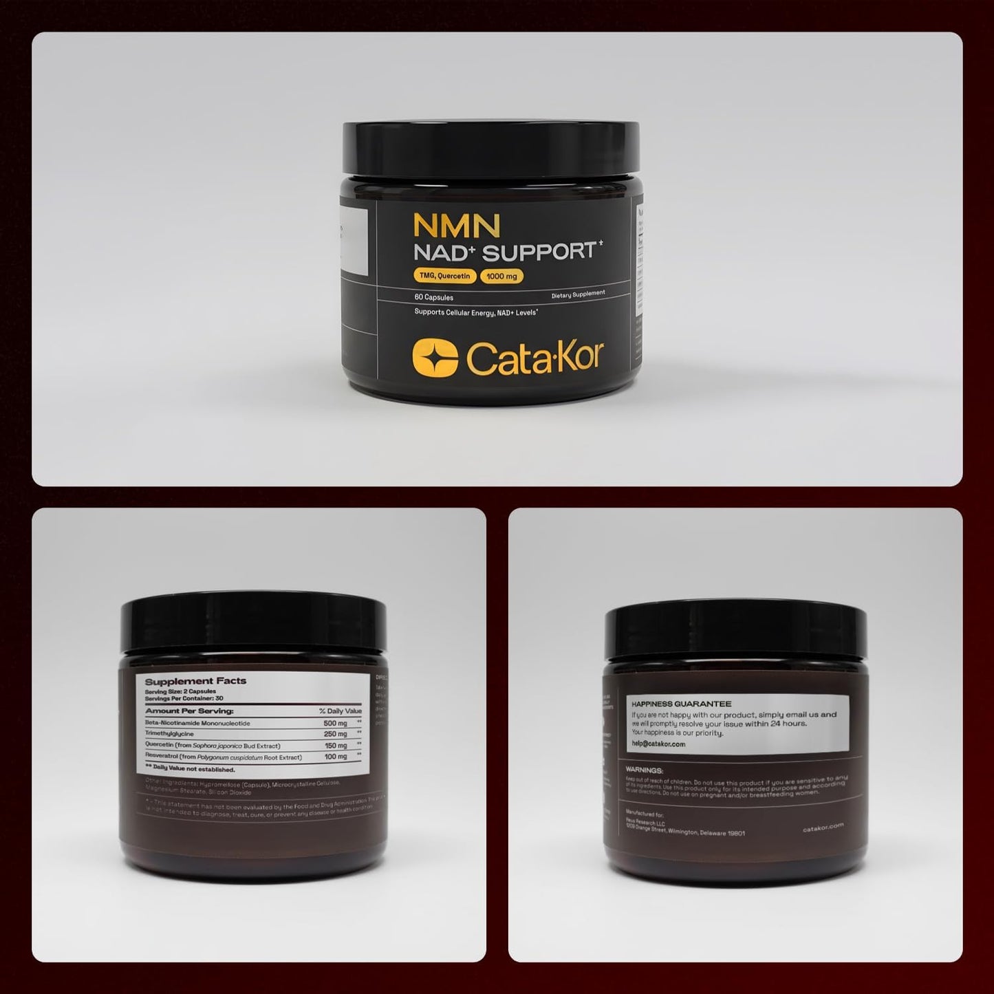 NMN Supplement – 4-In-1 NAD Supplement with Quercetin